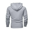 thumbnail image 3 of BOMYJESK Hoodie and Sweatpants Set for Men 2 Piece Big&tall Hoodie and Sweatpants Set Drawstring Athletic 2025 Fall Sweatsuit Set Gym Sport Suit Sets Gray 2XL, 3 of 4