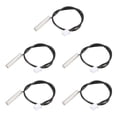 thumbnail image 1 of Unique Bargains 5pcs 20K Temperature Sensor Probe Stainless Steel NTC Thermal Sensor Probe 200mm Digital Thermometer Extension Cable, 1 of 4