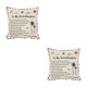 thumbnail image 3 of Wosthever Funda de almohada Funda de almohada cuadrada de fibra Funda de cojín de sofá lavable con letras, Mom to Dor Type3 NO3, 3 of 6