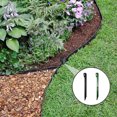 thumbnail image 3 of Cateissary Borde de elegante y duradero para bordes de jardín Borde de borde de jardín Borde de borde de jardín de plástico Estable de Jardín y Patio verde, 3 of 6