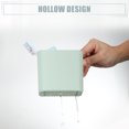 thumbnail image 5 of Unique Bargains Wall Mount Toothbrush Holder Stand for Bathroom Green 4.65"x2.48"x4.25" Self Adhesive Tooth Brush Holder, 5 of 7