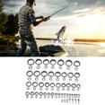 thumbnail image 1 of Ccdes Fishing Guides Line Rings,Fishing Top Tips For Rock Casting,49 In 1 Set Universal Rock Casting Tackle Fishing Rod Guides Line Rings Top Tips, 1 of 8