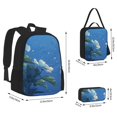 thumbnail image 2 of Balery Hibiscus Flowers Calm Water Mochila Escolar 3 en 1 para Niños - Mochila Resistente con Lonchera Térmica y Estuche - Mochila Escolar para Niños y Niñas, 2 of 7