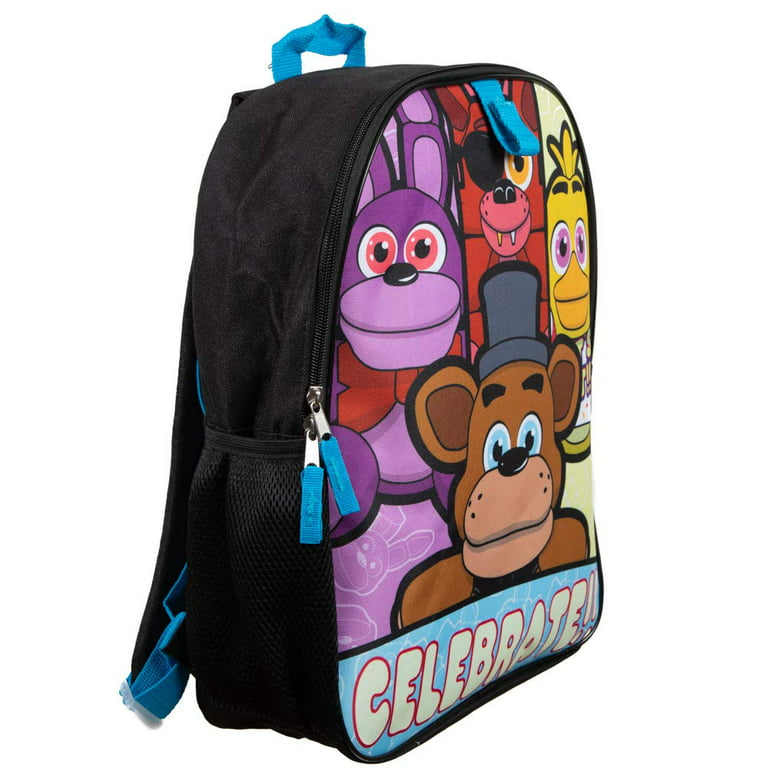  Five Nights at Freddy's Backpack Set Kids 4 Piece