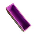 thumbnail image 1 of Injueey 900g rectángulo silicona jabón pan molde caja de DIY hacer reutilizable Herramientas y accesorios para hornear púrpura Salida de jabón de 0.9 kg. Injueey JJ16979-05, 1 of 1