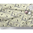 thumbnail image 2 of Soimoi Rayon Fabric Geometric Shapes & Dinosaur Animal Print Sewing Fabric Yard 42 Inch Wide, 2 of 3