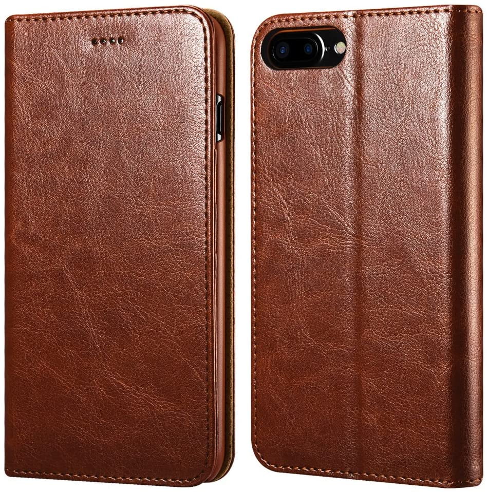 Simple-Style Leather Case for iPhone 8 Flip Cover fit for iPhone 8 Business Gifts 