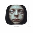 thumbnail image 3 of Ghosts Car Headrest Cover, Scary Face Printing Car Seat Headrest Protector, Washable Auto Head Rest Pillow Cover for Sedan Van Truck, Universal Vehicle Interior Accessories H, 3 of 7