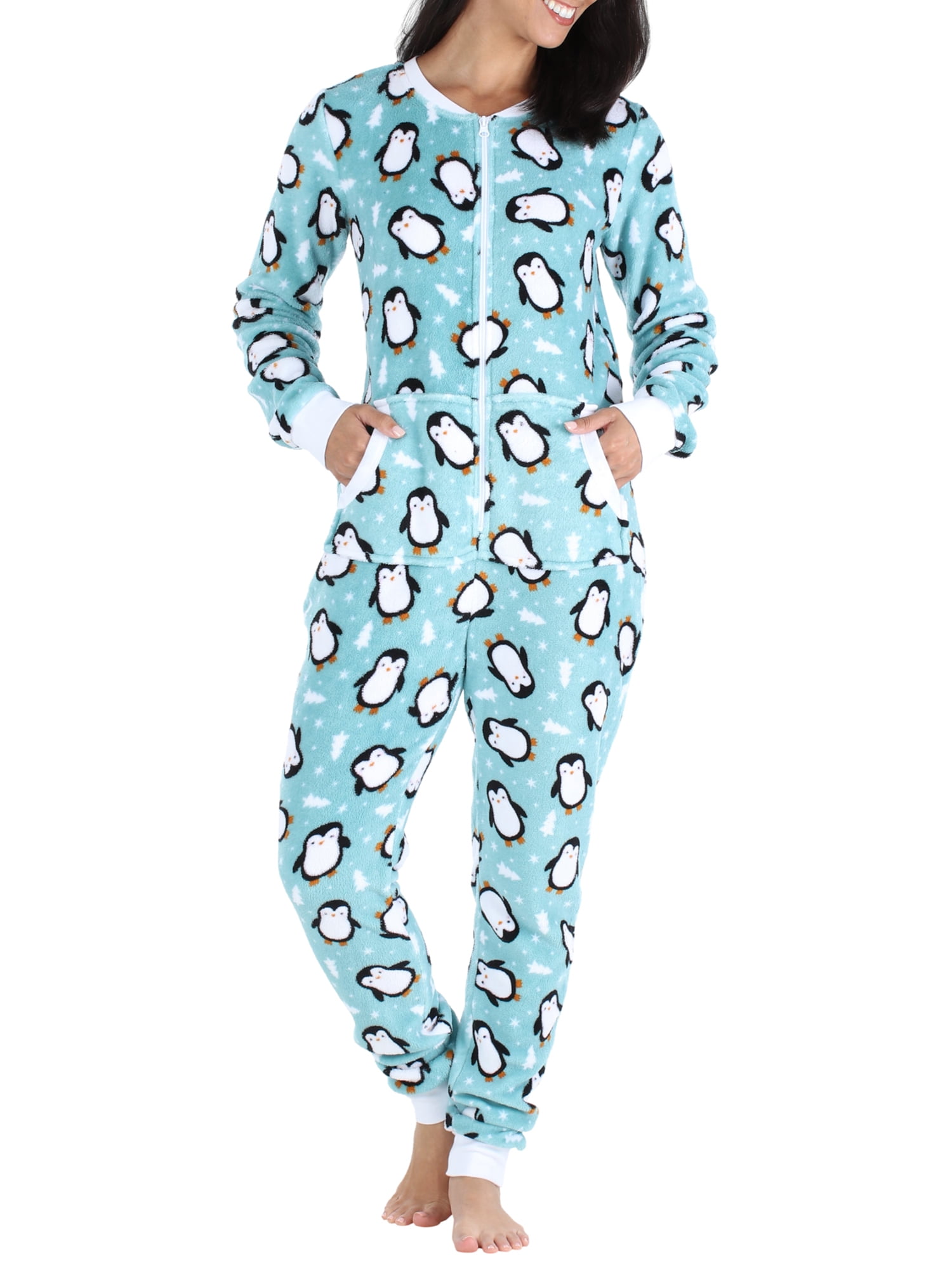 PajamaMania PajamaMania Women's Plush Fleece NonFooted Onesie