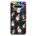 thumbnail image 1 of MUNDAZE LG Stylo 6 Shockproof Clear Hybrid Protective Phone Case Water Painting Colorful Splash Gnomes Cover, 1 of 6