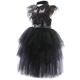thumbnail image 4 of Vestido de tutú de Miércoles Addams para niñas, vestido de tul negro para fiesta de carnaval, disfraz de princesa de Halloween para carnaval, ropa para niños, 4 of 5