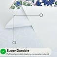 thumbnail image 3 of Wipeable Waterproof Tablecloth Vinyl Tablecloths for Rectangle Tables Heavy Duty PVC Tablecloth for Kitchen Dining Table(Rattan, 78'''' x 60''''), 3 of 6