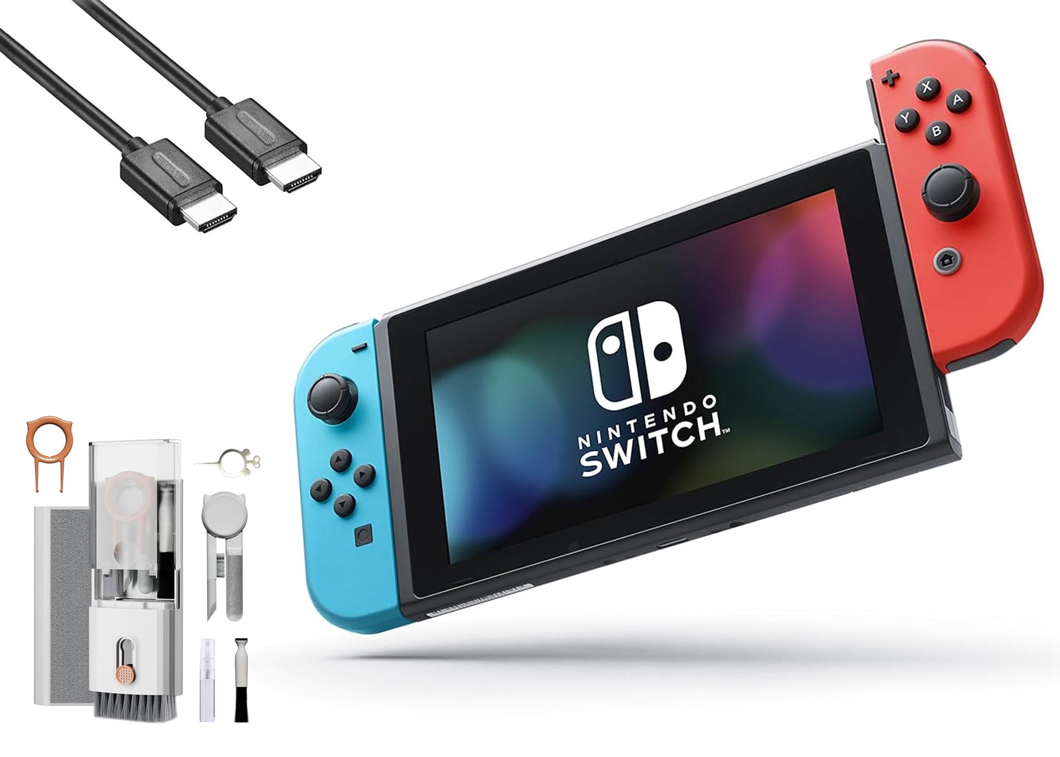 Restored Nintendo Switch Console with Gray Joy-Con (Refurbished