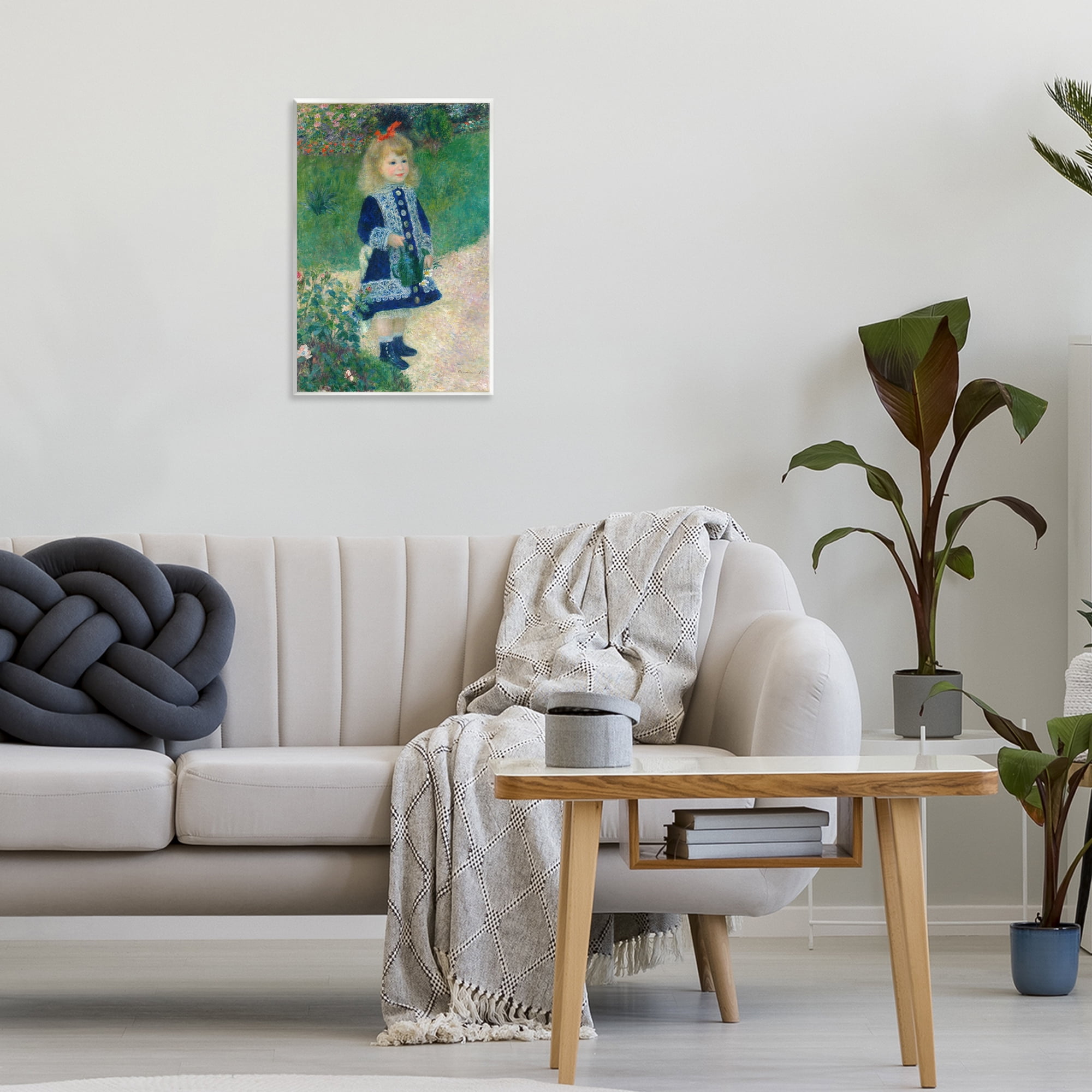 Stupell Industries Girl With Watering Can Wall Plaque Art, design by Tina LeCour