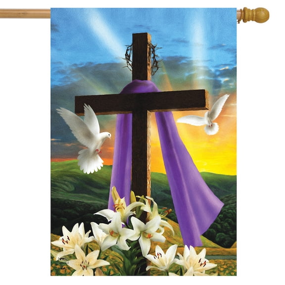 Briarwood Lane Easter Sunrise Religious House Flag