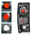 thumbnail image 5 of Luces Traseras AmeriLite Dark Euro Black Smoke para Chevy S10, 5 of 5