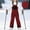 Wine, variant on Sevevn Kid's Girls And Boys Snow Ski Bibs Pants Adjustable Windproof Waterproof Jumpsuit Snowboarding Insulated Warm Overall Trouser