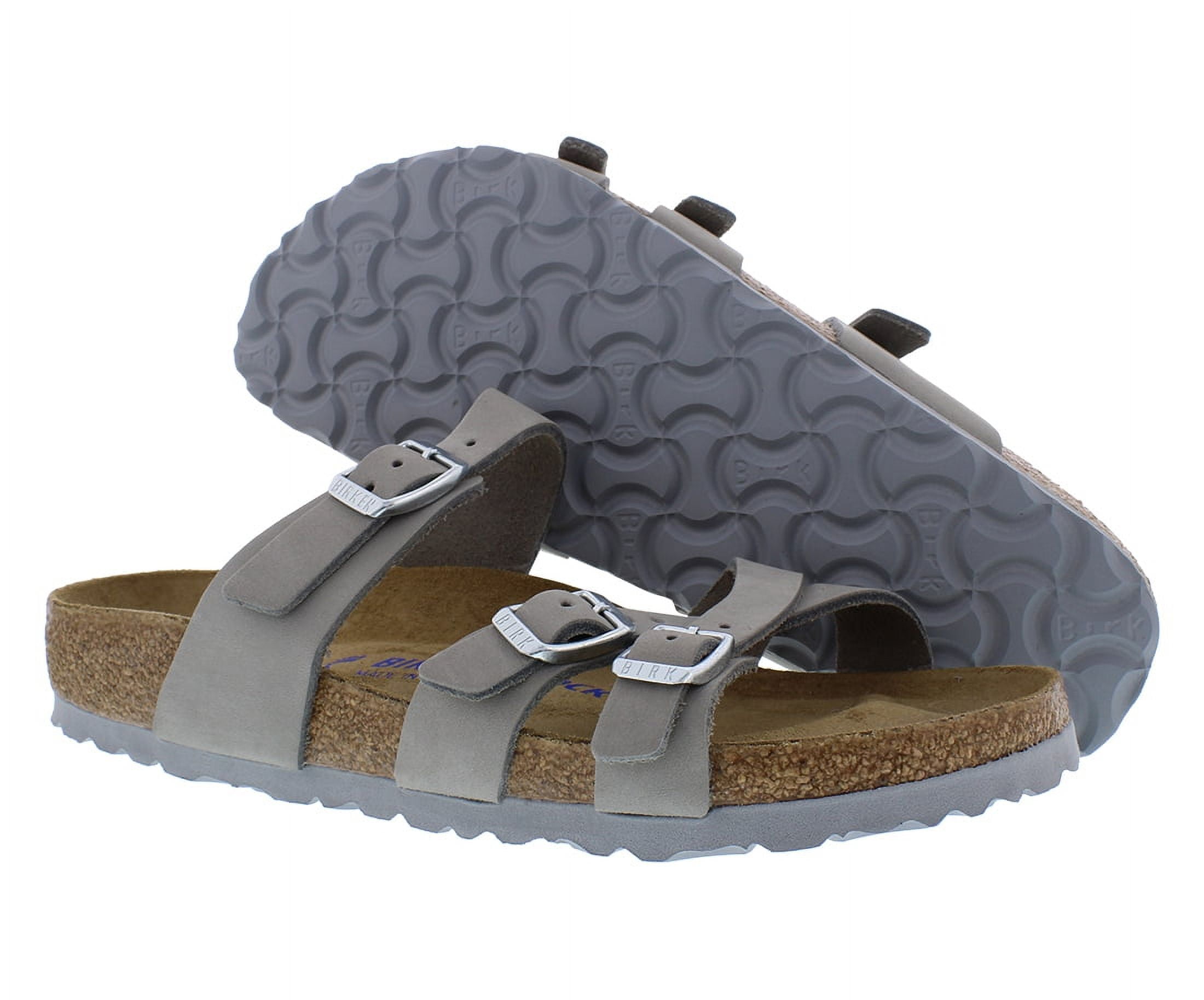 Birkenstock Franca Narrow Unisex Shoes Size 4, Color: Dove Gray