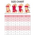 thumbnail image 5 of Conjuntos de Bikini de Una Sola Manga para Mujeres, 2 Piezas, Parte Inferior Triangular Acanalada Asimétrica, Trajes de Baño Deportivos, Talla X-Large, Azul, 5 of 5