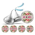 thumbnail image 1 of Darling Souvenir Rustic Wood Wedding Theme Stickers Labels 190 Pcs Party Favor-Gray, 1 of 1