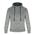 thumbnail image 5 of Atogsazn Men's Casual Sweater Lightweight Pullover Long Sleeve Hooded Sweatshirt Hoodies Clothing Gray XL, 5 of 5