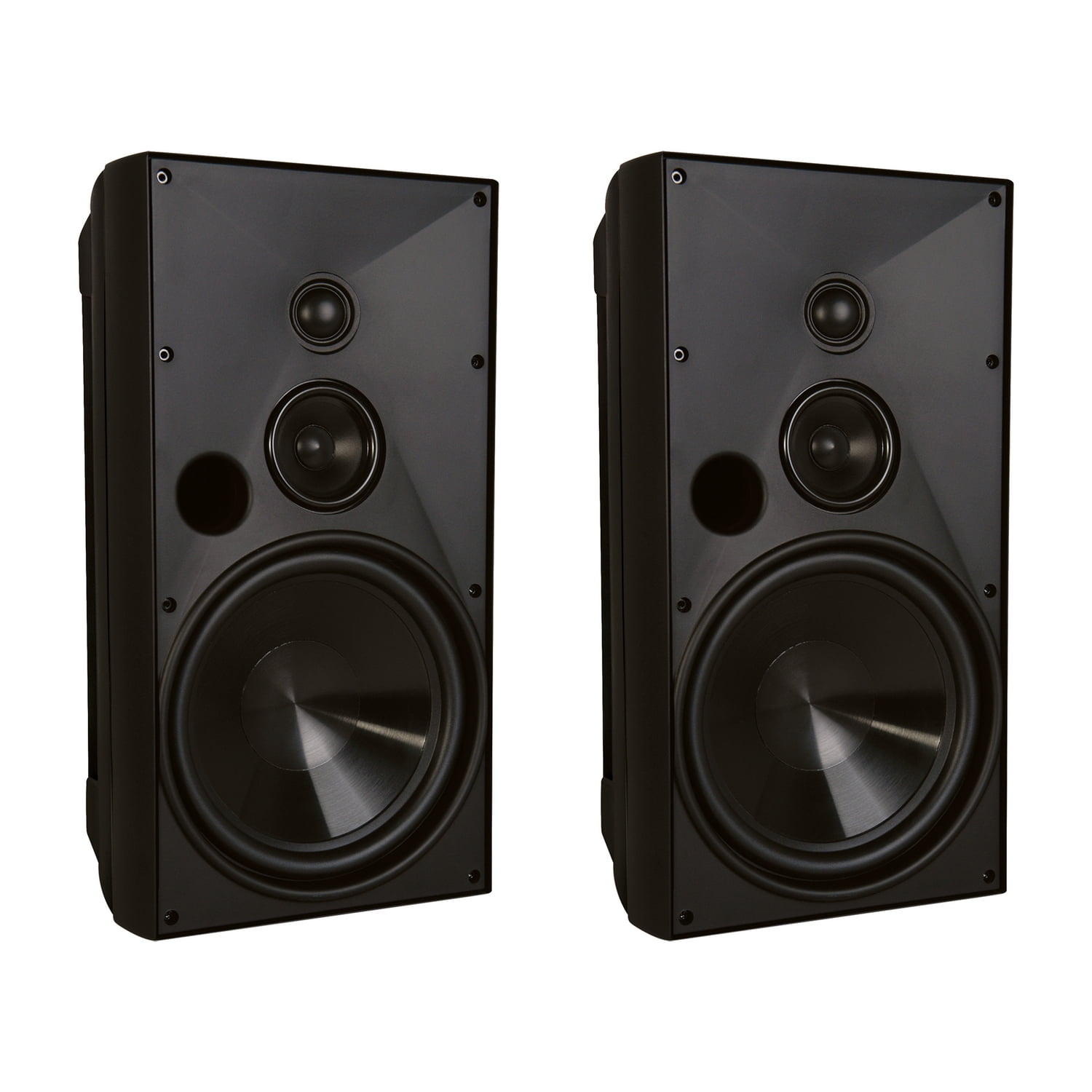 Proficient Audio AW830 175-Watt 8-In. Outdoor 3-Way Speaker Set (Black), AW830BLK