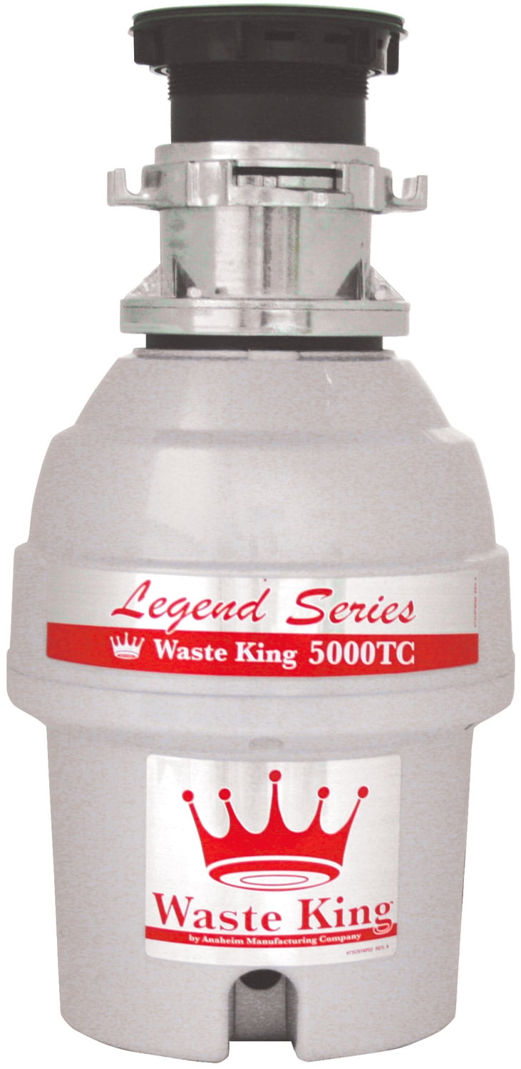 Waste King L-8000 Ez-Mount System, 1 Hp 2800 Rpm, Continuous Feed Garbage  Disposal, Jam