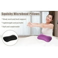 thumbnail image 4 of 2 Pack Microbead Neck Pillow Squishy, Bone Headrest Pillow Neck & Cervical Support Bolster Cushion Comfortable Soft Universal Tube Pillow for Sofa Bed Travel Car Sleeping, 4 of 5