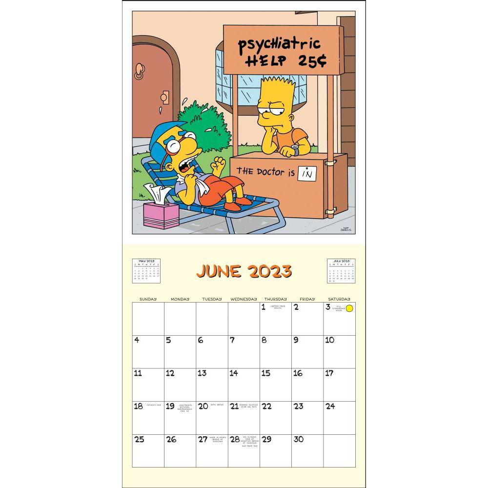 buy-the-simpsons-2023-wall-calendar-calendar-online-at-lowest-price-in-india-543981893