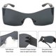thumbnail image 5 of Gafas de sol con visera, estilo envolvente, para mujeres y hombres, para disfraces, fiestas, festivales, cosplay con protección UV400, 5 of 5