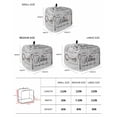 thumbnail image 2 of Grey Retro Art Toaster Cover 2 Slice, Small Kitchen Appliance Covers, Spoon Fork Vintage Farmhouse Wooden Toaster Oven Cover with Loop, Bread Machine Cover Polyester Dust Cover Protection, 2 of 4
