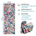 thumbnail image 2 of Pioneer Flower Floral Print Pattern Hot Yoga Mat Towel Non Slip for Hot Yoga - Quick-Drying Yoga Mat Cover with 4 Corner Pockets with Travel Bag - Hot Yoga Towel Non Slip 74"x26", 2 of 6