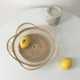 thumbnail image 5 of Rattan Bread Basket Hand-Woven Serving Tray With Handles For Breakfast Snack, 5 of 7