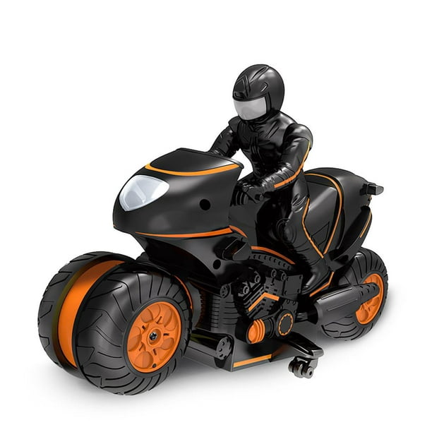 Télécommande Motos 360 Degrés Spinning Action Rotation Drift Cascade Moto  2WD Haute Vitesse RC Motos 2.4Ghz Télécommande Course Moto Jouets pour  Enfants Garçons 