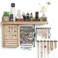 thumbnail image 1 of Organizador colgante para joyas SOLIMINTR, soporte de pared con estante, 1 of 8