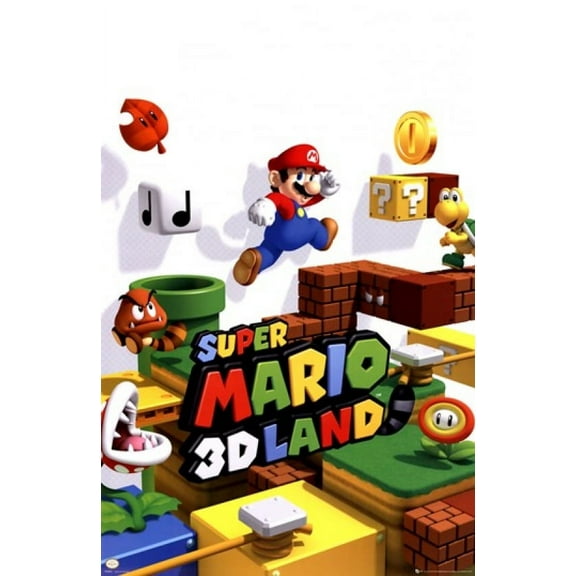 Super Mario 3D Land Laminated Poster Print (24 x 36)