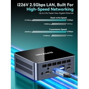 GMKtec M3 Pro Mini PC, Intel i5-13500H Processor (Turbo 4.7 GHz) Mini Computers, 32GB DDR4 1TB SSD, USB 3.2, Type-C/WiFi 6, BT5.2, 4K Triple Display Desktop PC
