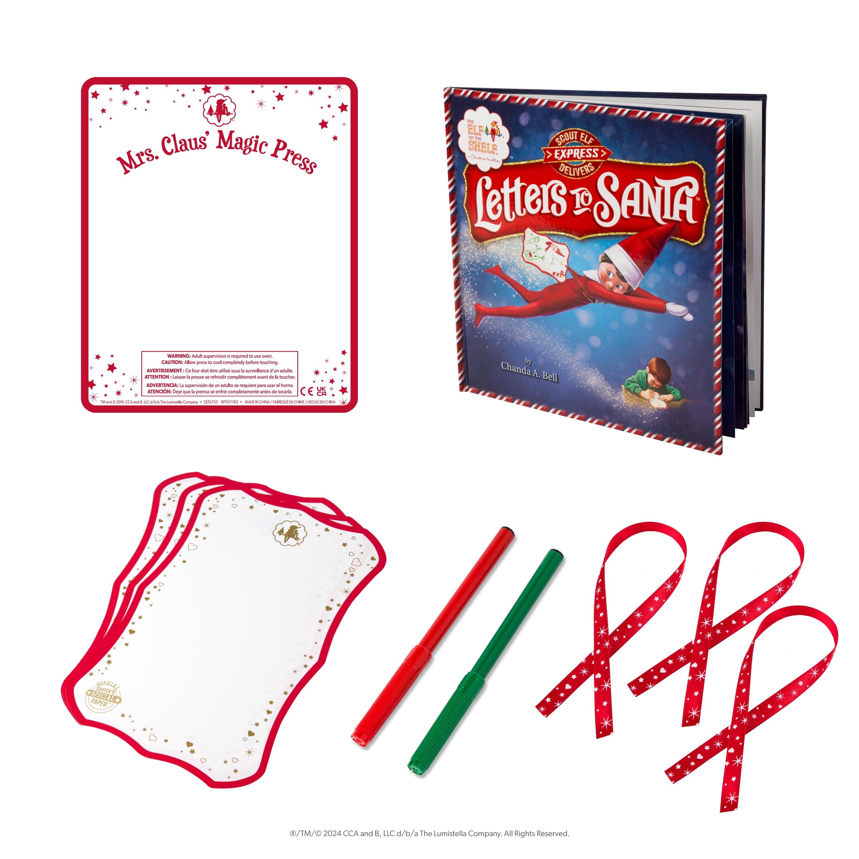 The Elf on the Shelf Letters to Santa Kit – Scout Elf Express Shrinking Letter Activity Set - Scout Elf not Included