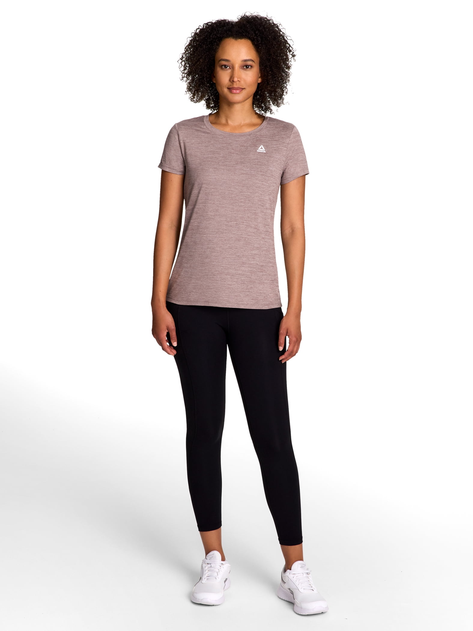Reebok Women's and Women's Plus Legacy Core Knit Performance T-Shirt, Sizes XS-4X