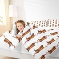 thumbnail image 4 of Homewish Cowgirl Cowboys Boots Queen Comforter Set,Rustic Western Farmhouse Bedding Sets,Brown White Bedding Comforter Set For Boys Girls,Microfiber Bedroom Decor Reversible,3-Piece, 4 of 8