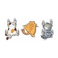 thumbnail image 1 of Funny Cat Car Stickers, 3D Cartoon Animal Cat Kitten Stickers DIY Car Tuning Stickers Cat Window Stickers Waterproof PVC Cat Stickers Kitten Wall Deca, 1 of 5