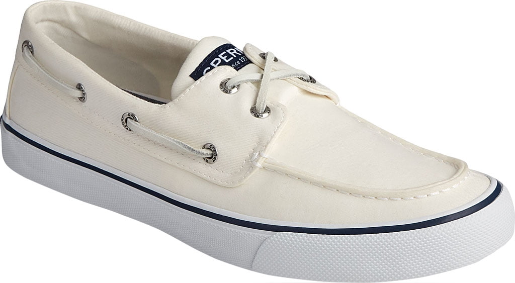 Betaling sneen metallisk Men's Sperry Top-Sider Bahama II Boat Shoe Salt Washed White Canvas 13 M -  Walmart.com