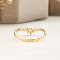 thumbnail image 5 of 18K Yellow Gold 0.21CT Moissanite Simple Crown Wedding Ring, 5 of 5