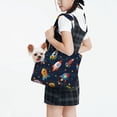 thumbnail image 3 of Xecao Spaceships and Stars for Cat Carrier Small Dog Handbag: The Ideal Travel Companion for Your Pet, 3 of 8