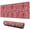Red Skull Flower, variant on Long Mouse Pads for Desk,Red Skull Flower Cross Pattern Desk Mats on Top Of Desks, Desk Mouse Pad Extra Large with 3mm Non-Slip Base and Stitched Edge for Gaming,Office,Work,Home 31.5"x11.8"