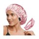 thumbnail image 1 of wonima11 2Pcs Satin Bonnet Silky Bonnets Hair Bonnet For Sleeping Double Layer Curly Hair Sleep Cap Womens Silk Night Hats, 1 of 1