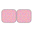 thumbnail image 7 of Goofa Pink Donut Pattern 2 Piece Car Windshield Sun Shade Foldable | Front Windshield Shade for Sun, Heat and UV Rays | Sunshade for Car Front Window-Medium, 7 of 7