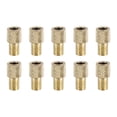 thumbnail image 1 of Paquete de 10 conectores universales para bomba de tubo, convertidor de válvula para herramientas de inflado de neumáticos, adaptadores de latón para bicicleta, 1 of 8