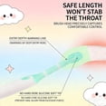 thumbnail image 3 of Baby Toothbrush, Newborn Silicone Tongue Cleaner, Baby Oral Cleaning Set, Toddler Toothbrush for 0-6 Months and 6 to 18 Months, Tongue Brush + Teething Brush Value Set, 3 of 7