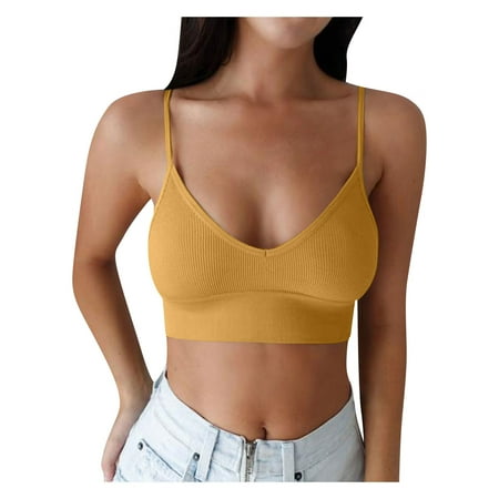 

Mackneog Best Bras for Women Bras Vest Rimless Push Bralette Women Up Sticky Strapless Adjustment Polyester Push Up Bras for Women